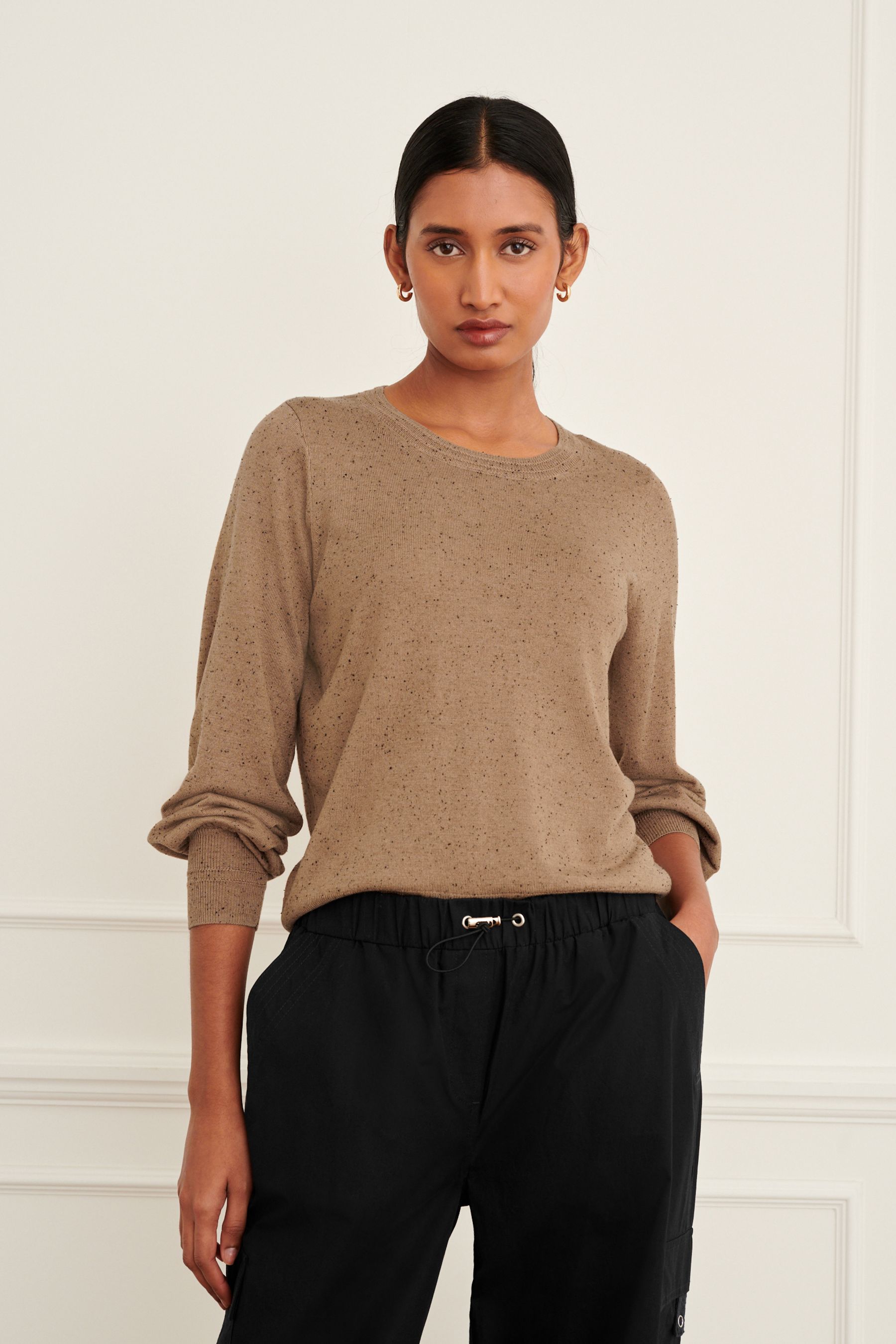 Buy Camel Brown Crew Neck Jumper from the Next UK online shop