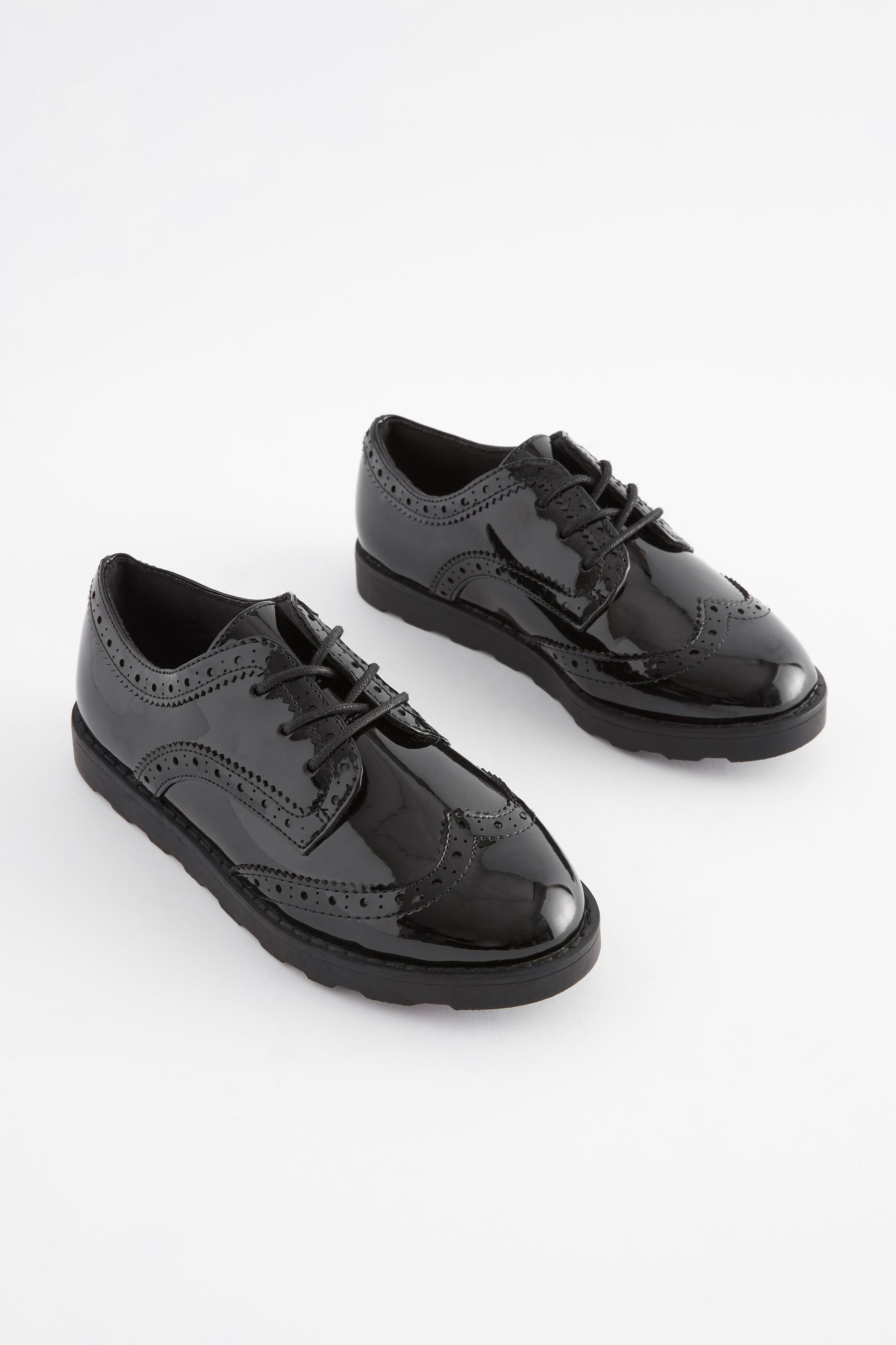 Patent black hotsell brogues womens