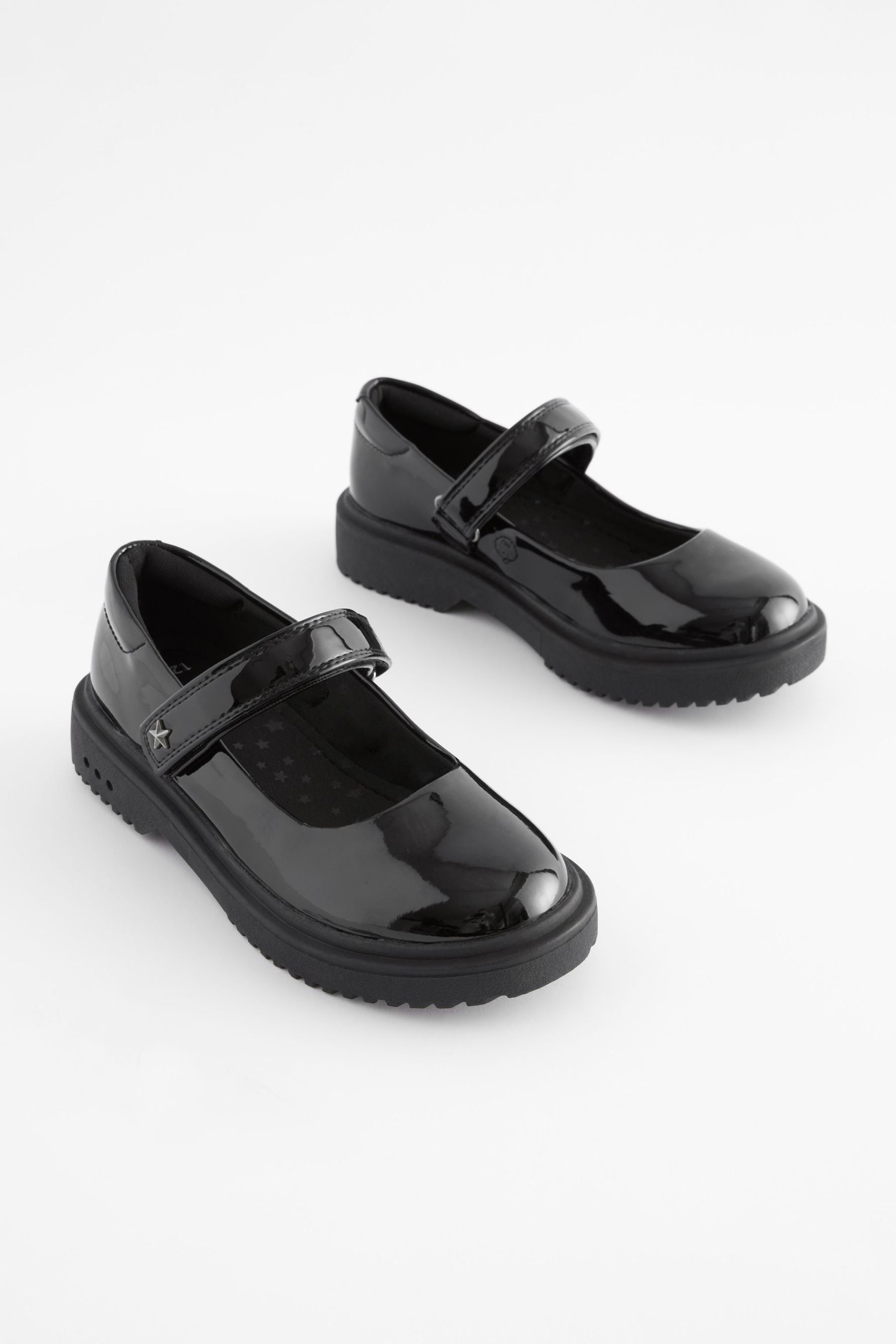 Bfirst Black Girls School Shoes – Sanny T Bar | bata.lk