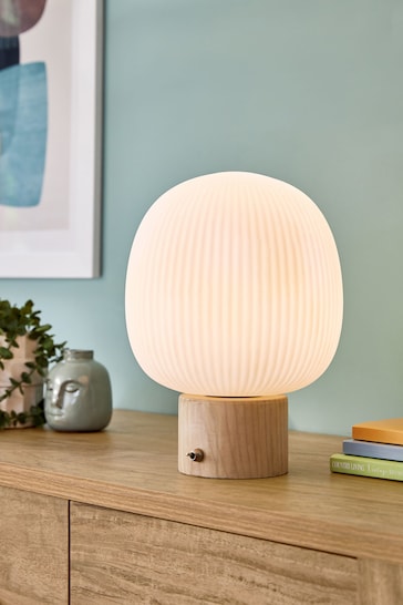 White Oslo Rechargeable Ambient Lamp