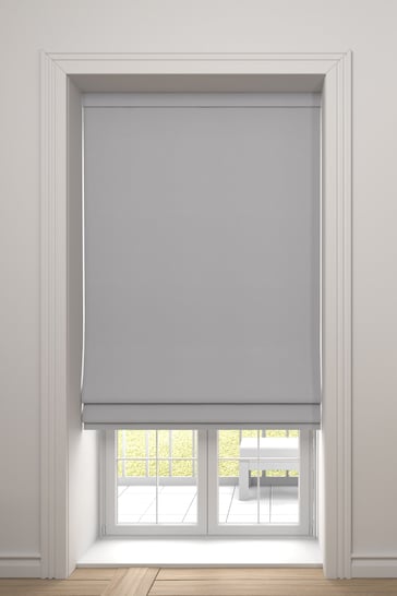Silver Imogen Made To Measure Roman Blind