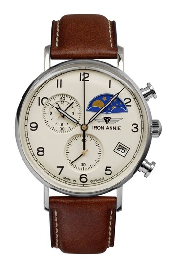 Buy Iron Annie Gents Cream Amazonas Impression Watch from the Next UK ...