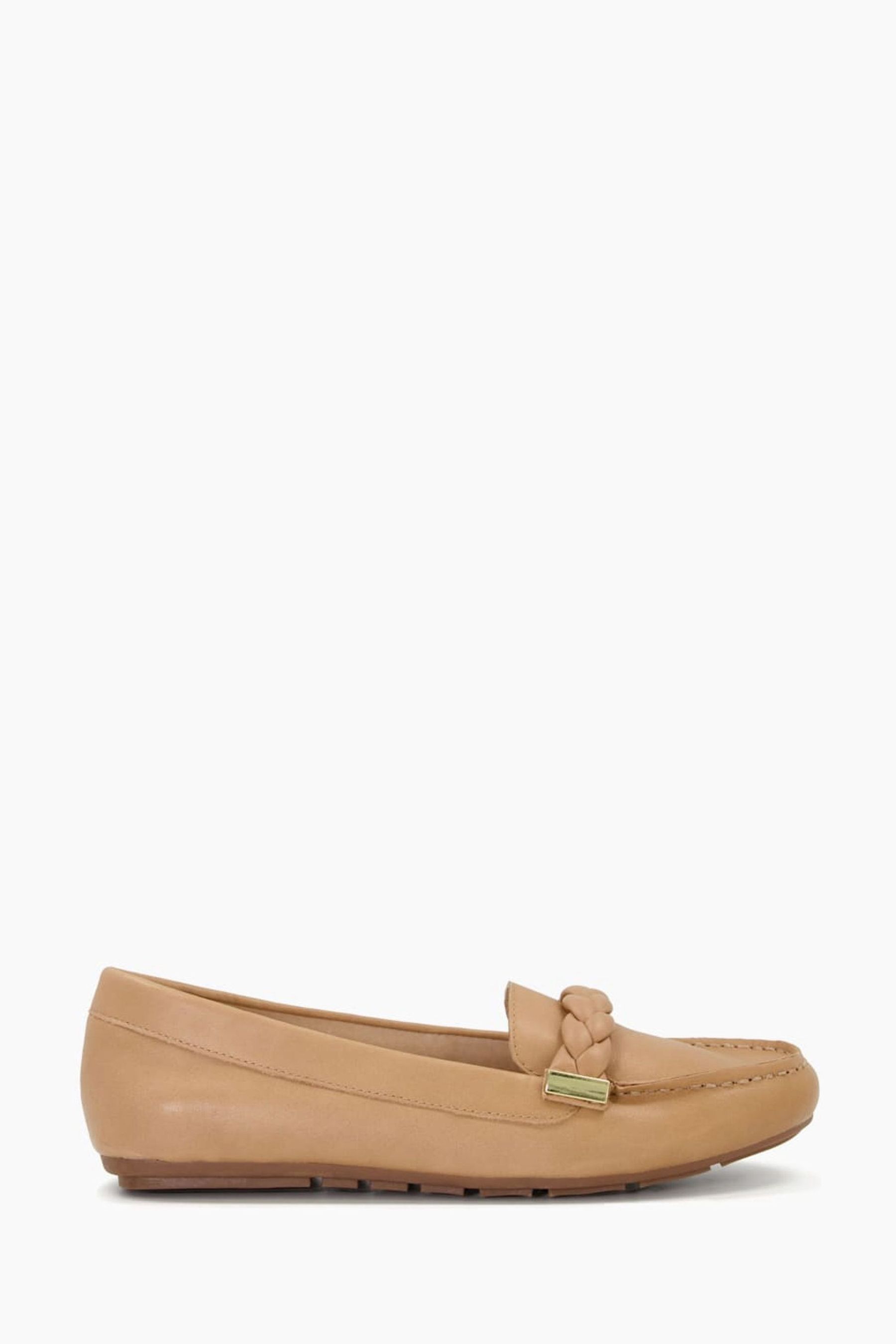 Buy Dune London Geanna Plait Detail White Moccasins from the Next