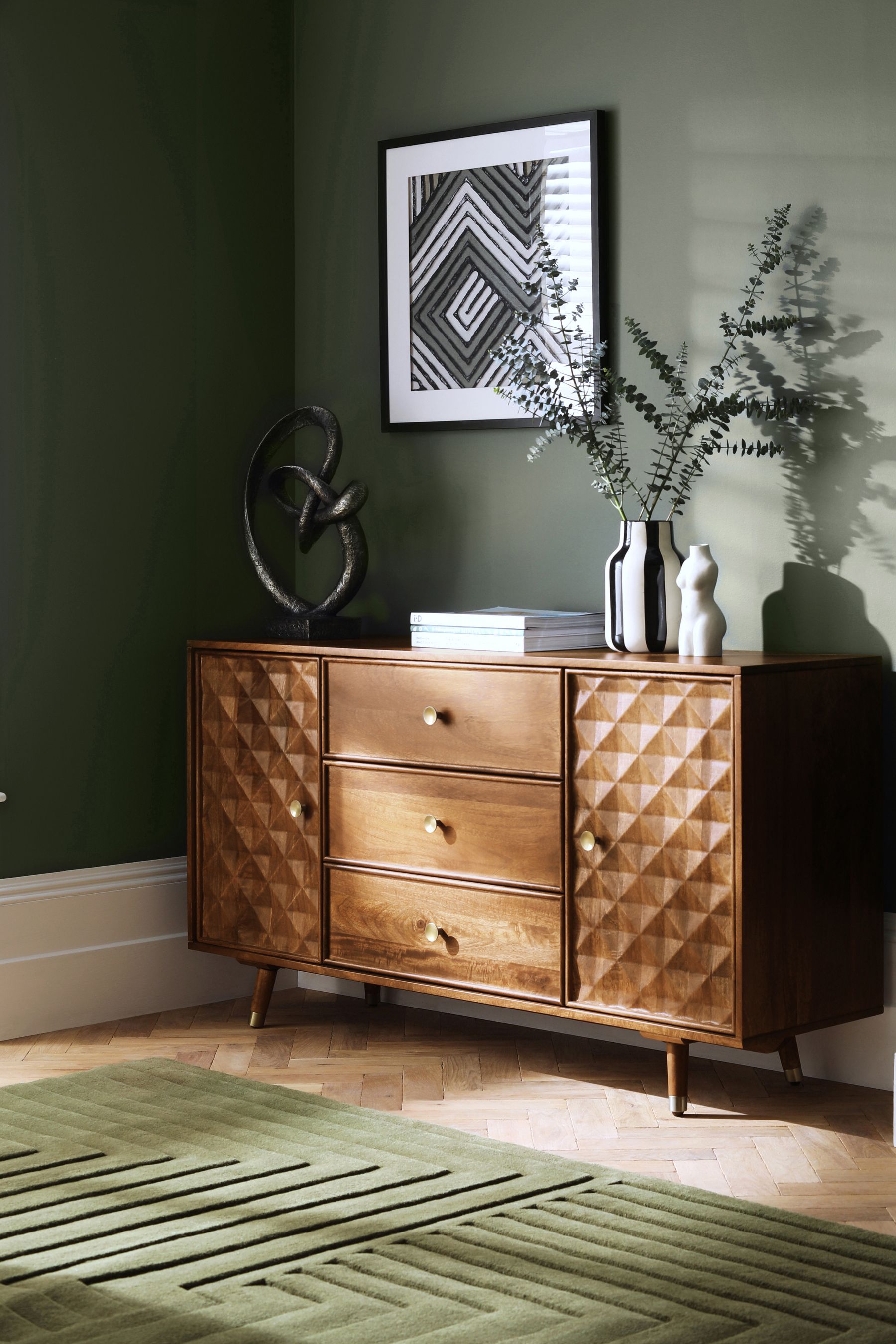 Dark Lloyd Mango Wood Large Sideboard