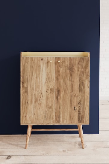 Swoon Natural Fresco Bar Cabinet