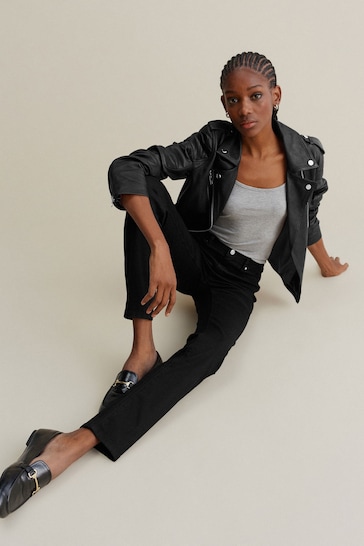 Black Power Stretch Slim Denim Jeans