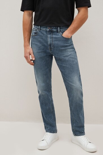 Vintage Mid Blue Slim Classic Stretch Jeans