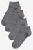 Grey Next Active Sports Trainer Socks 4 Pack