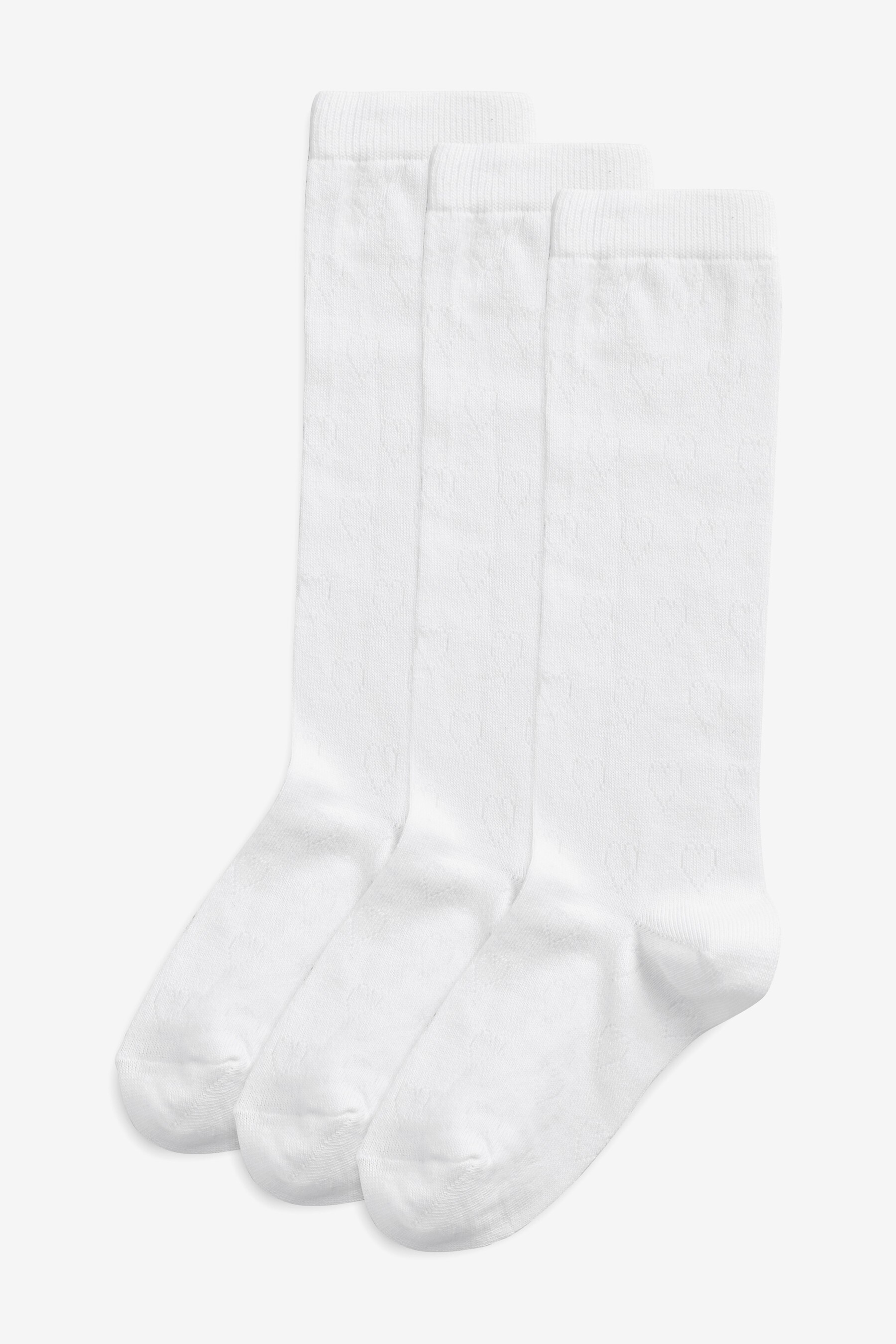 Long white shop socks ladies