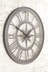 Black Grey Outdoor Compass Wall Clock