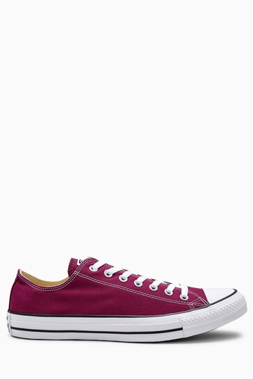 Converse Burgundy Red Chuck Taylor Ox Trainers