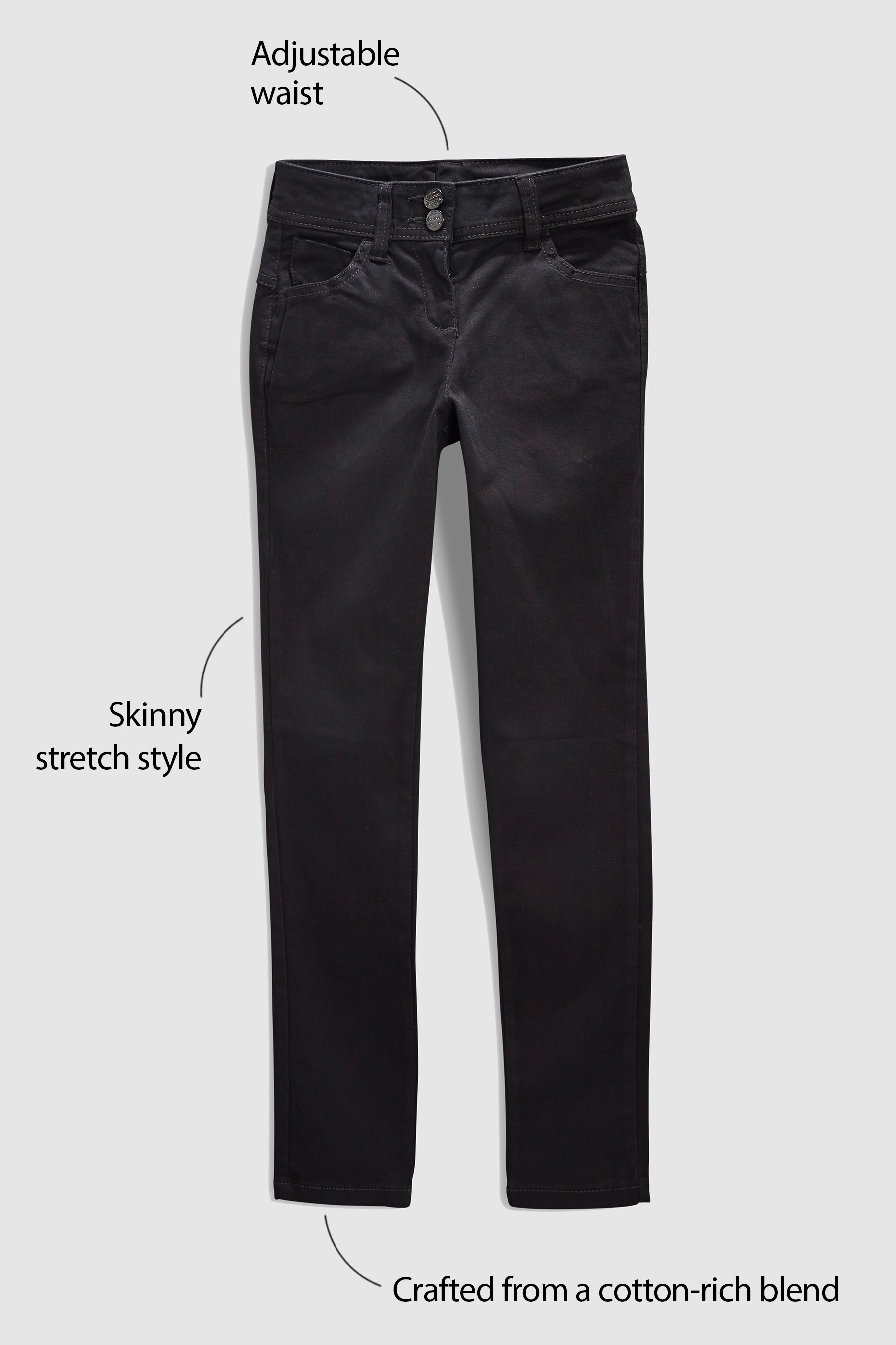 Girls on sale black jean