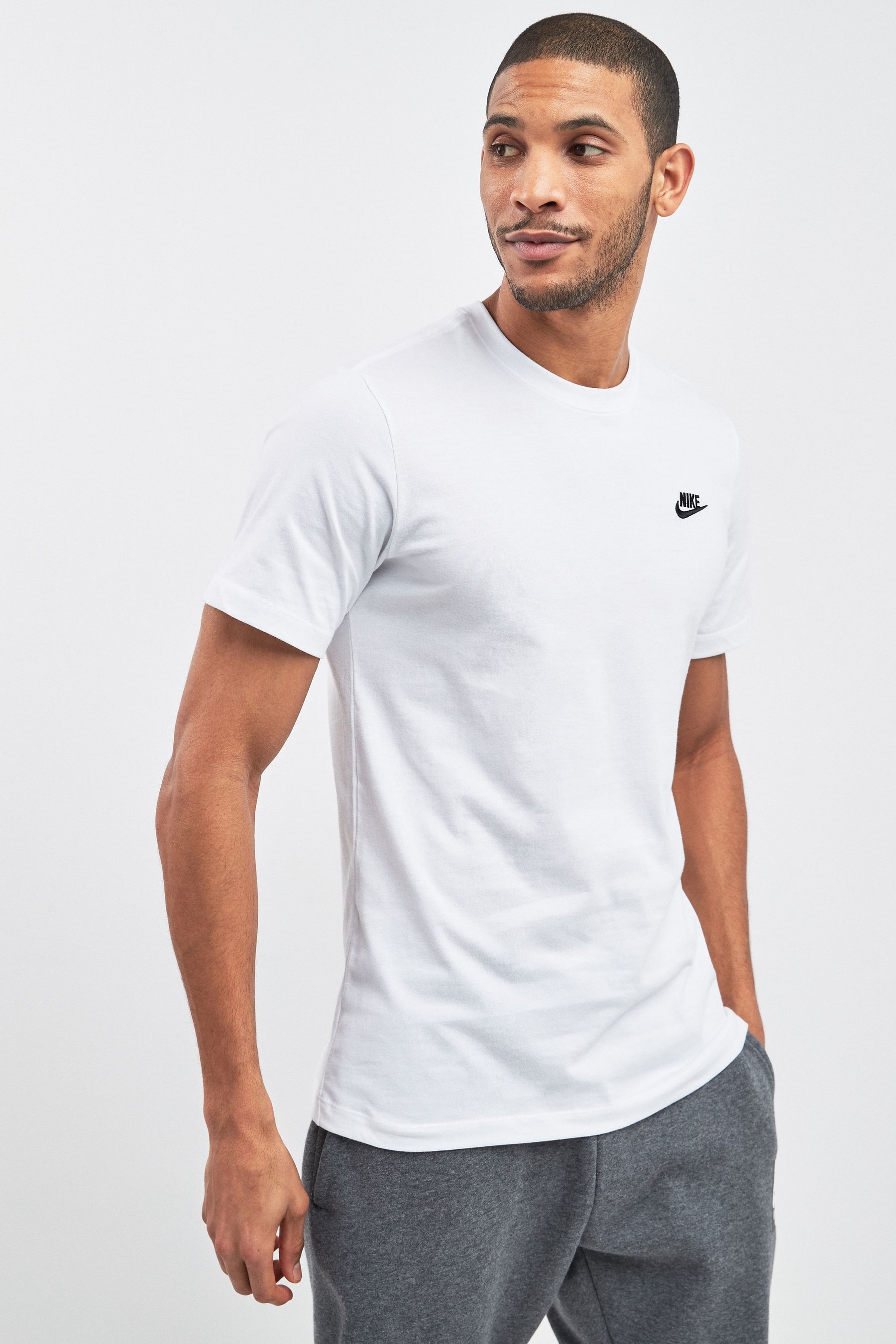 Buy Nike White Club T-Shirt from the Next UK online shop