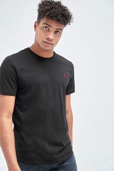 Buy Black Stag T-Shirt from the Next UK online shop