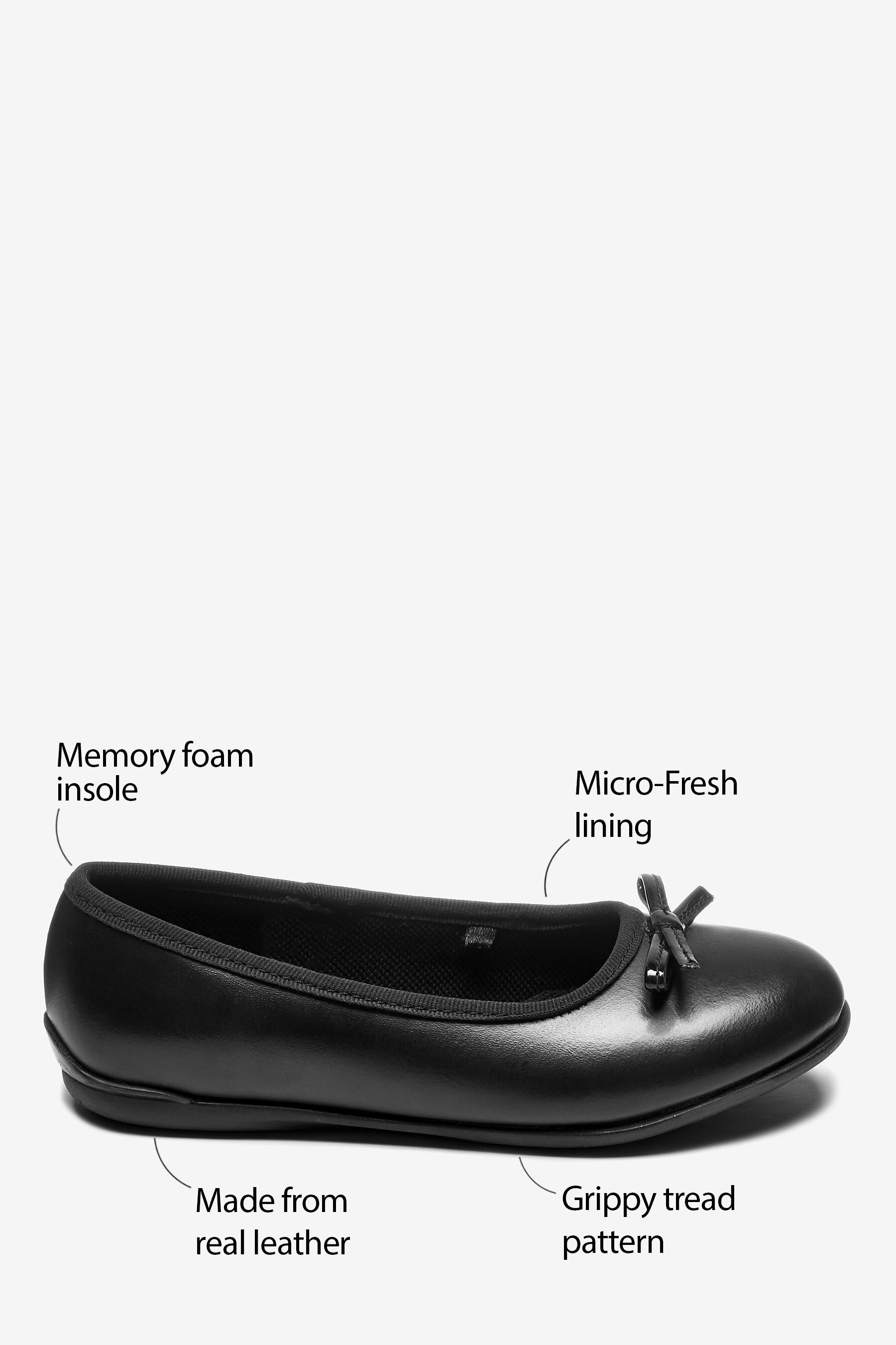 black soft ballet shoes