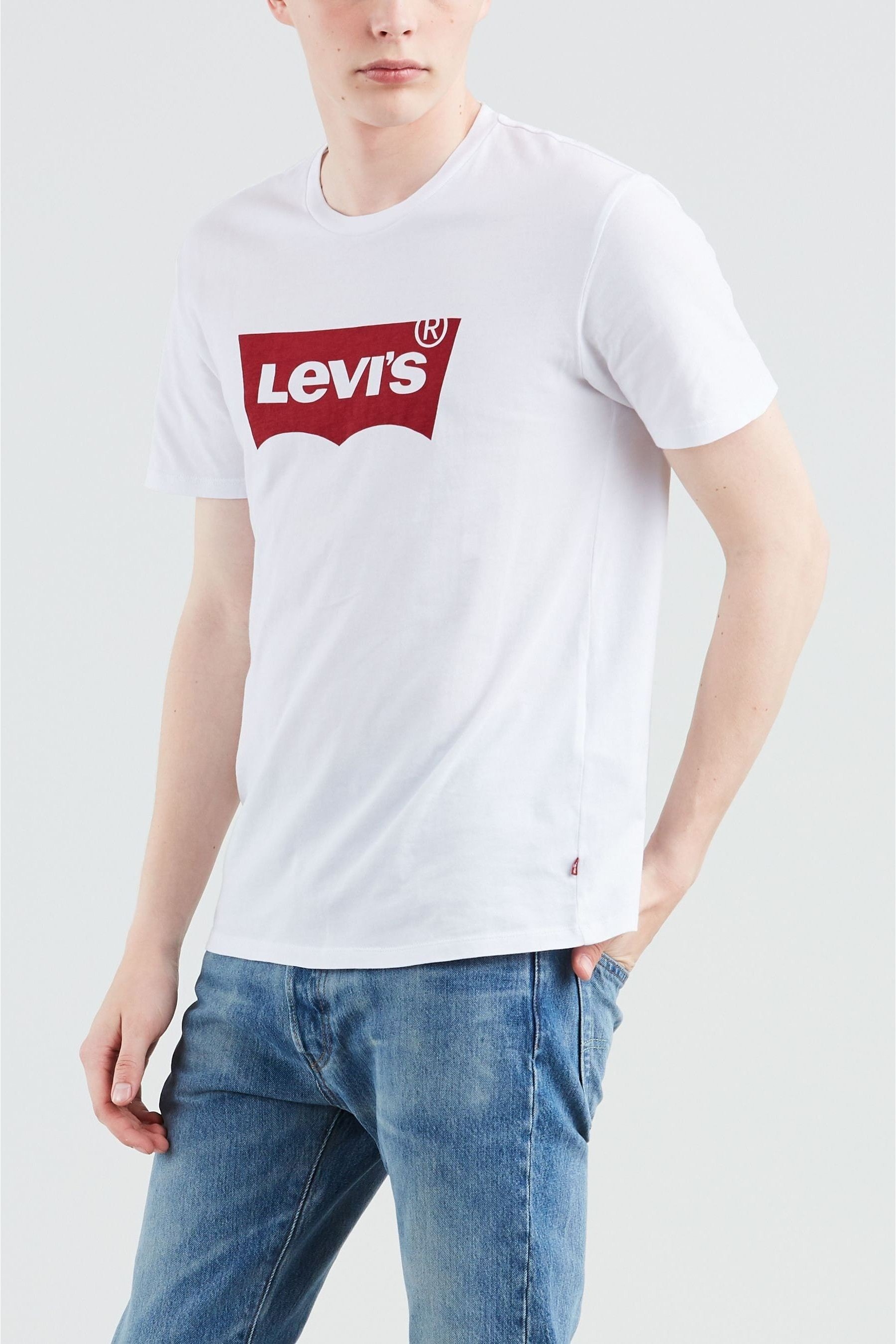 Buy Levi's® White Standard Housemark T-Shirt from the Next UK online shop