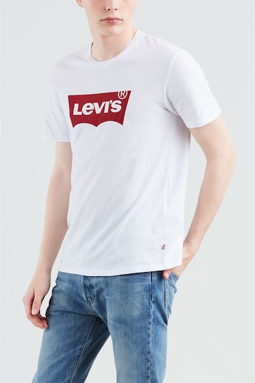 Levi's® White Standard Housemark T-Shirt