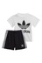 adidas Originals Infant Black/White Trefoil T-Shirt And Short Set