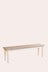 Dorset White Dining Bench by Laura Ashley