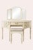 Clifton Ivory 5 Drawer Dressing Table Stool Set by Laura Ashley
