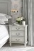 Clifton Dove Grey 3 Drawer Bedside Chest by Laura Ashley