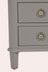 Henshaw Pale Charcoal 2 Door 2 Drawer Display Unit by Laura Ashley