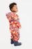 Red Animal Print Waterproof Fleece Lined Puddlesuit (3mths-7yrs)