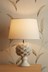 White Artichoke Table Lamp