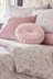 Blush Pink Aria Duvet Cover And Pillowcase Set