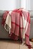 Laura Ashley Cranberry Red Dylan Throw