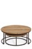 Bronx Oak Effect Round Coffee Nest of Tables