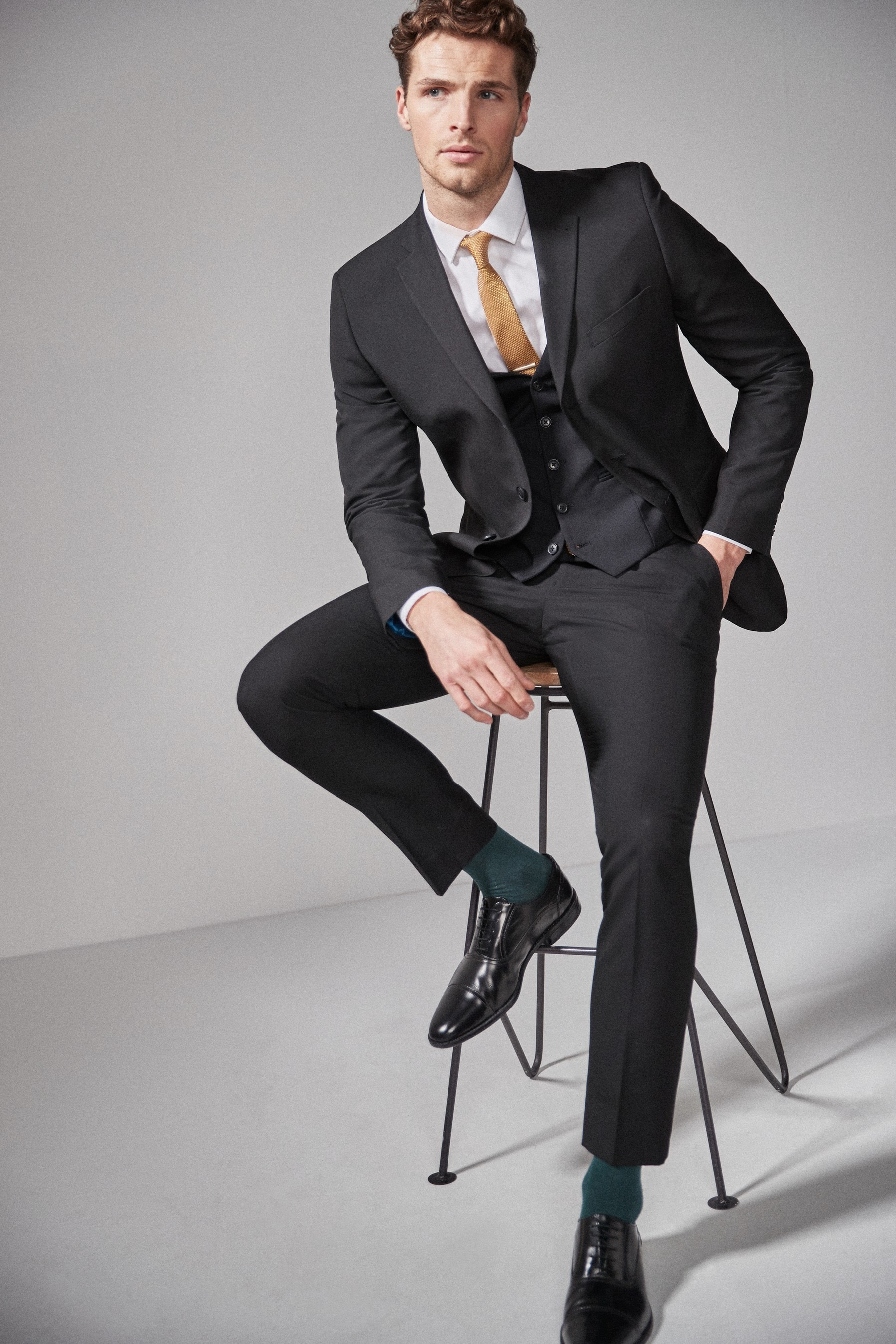 Buy Black Slim Fit Suit: Trousers from the Next UK online shop