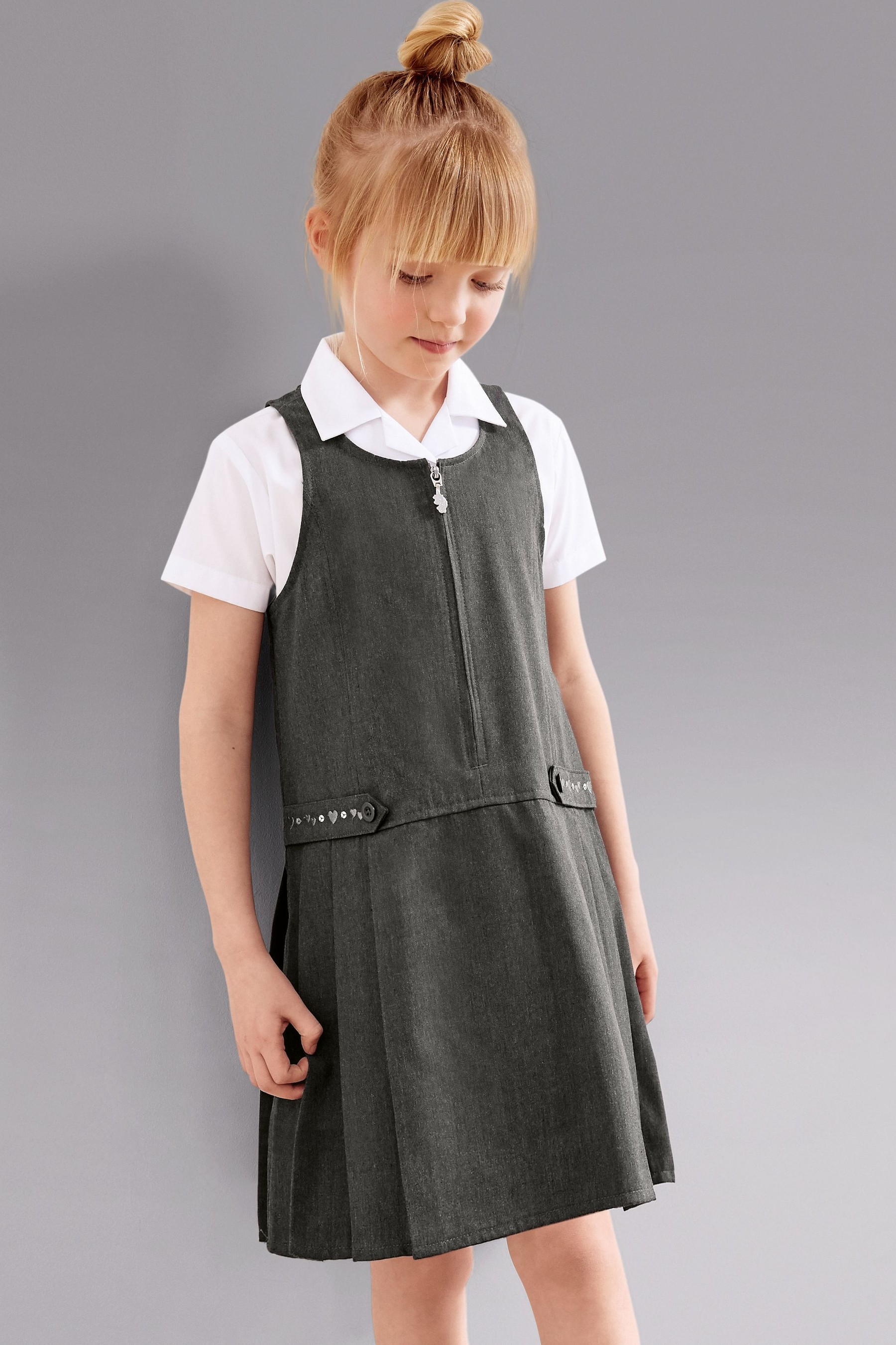 Buy Embroidered Pinafore School Dress 3 14yrs From The Next Uk Online 