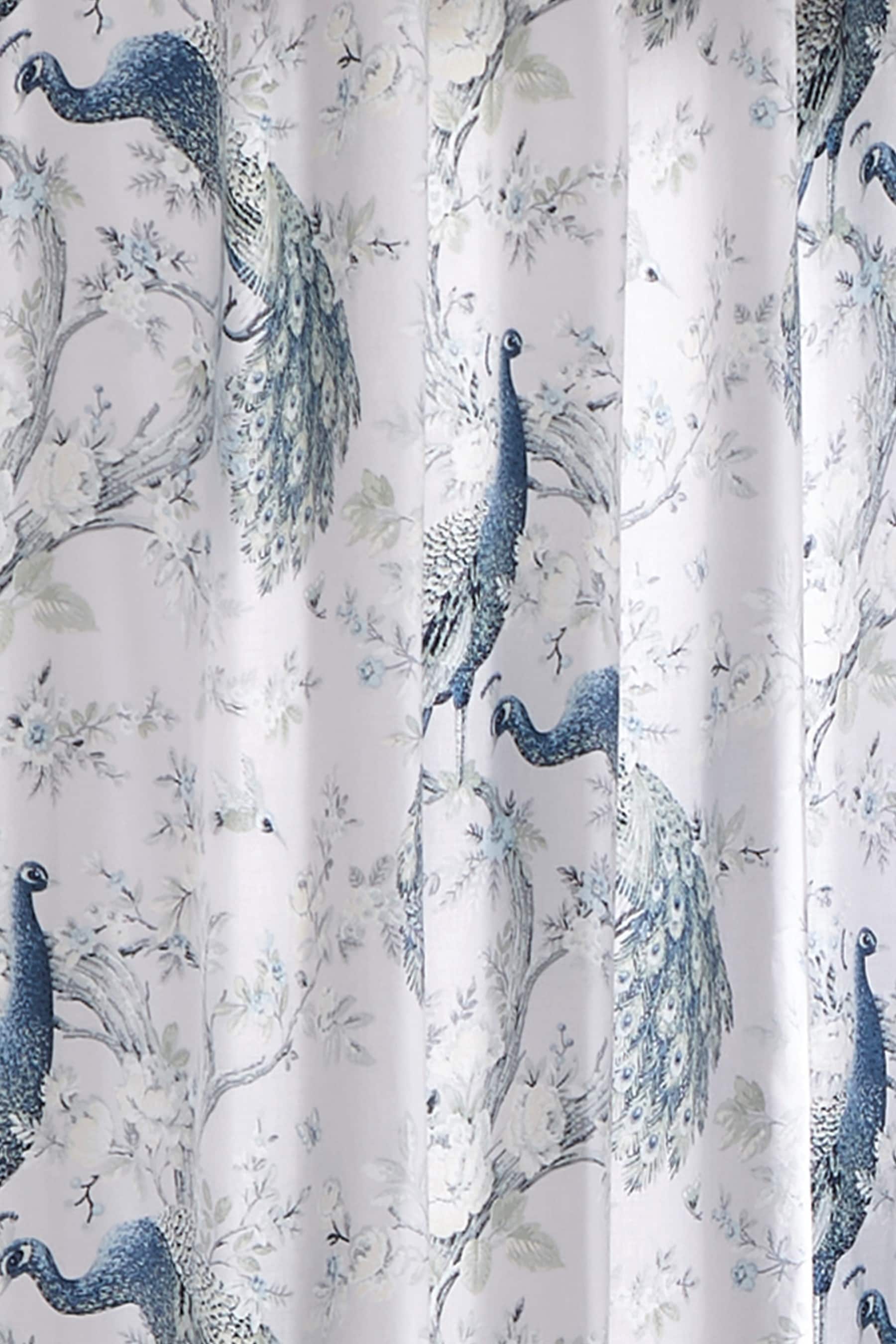 Buy Laura Ashley Midnight Blue Belvedere Blackout Curtains Eyelet
