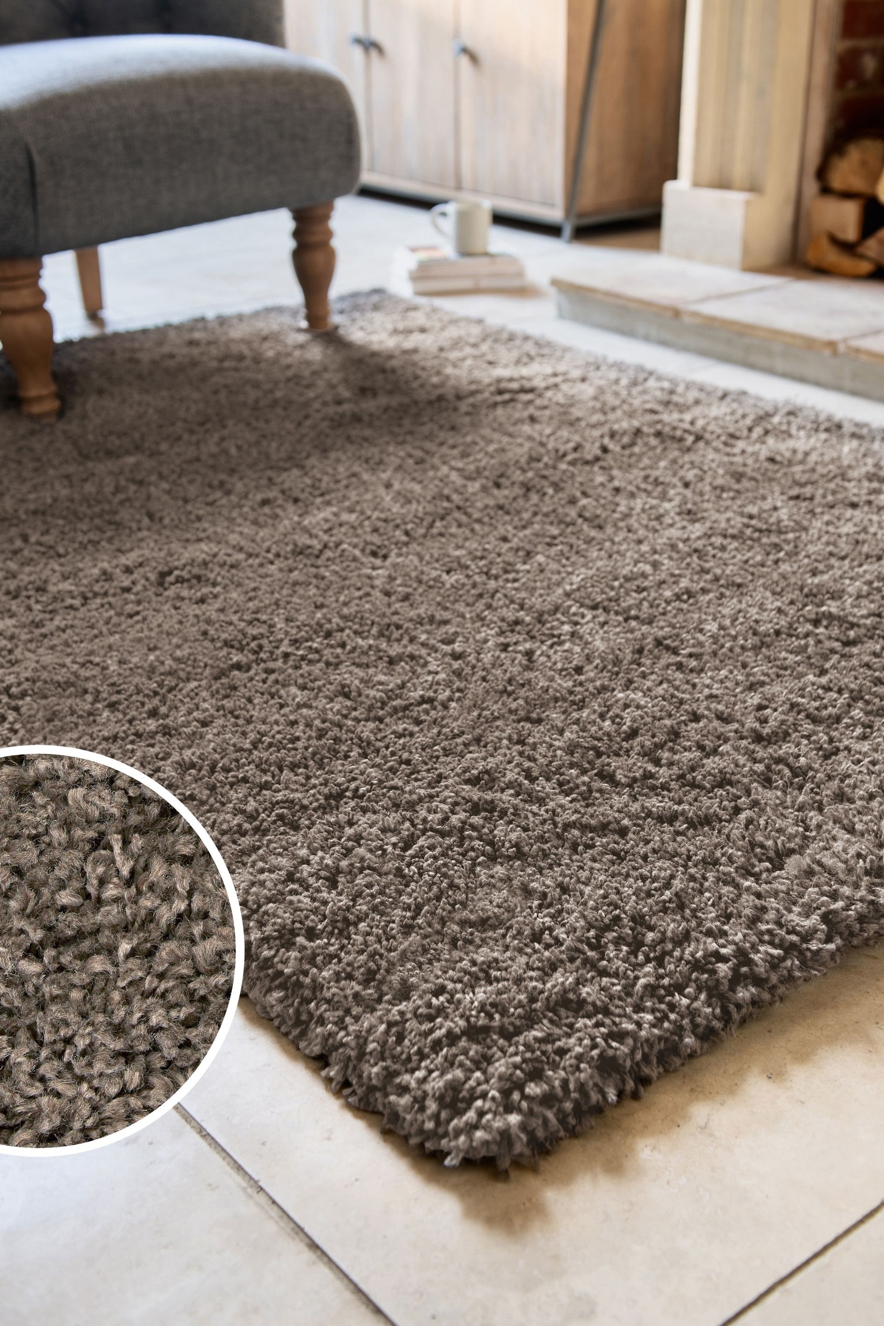 Buy Premium Cosy Shaggy Rug from the Next UK online shop