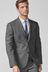 Grey Tailored Fit Puppytooth Suit: Jacket