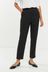 Black Tailored Taper Trousers