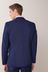Bright Blue Slim Fit Two Button Suit: Jacket