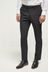 Black Skinny Fit Check Suit: Trousers