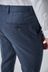 Blue Nova Fides Wool Blend Donegal Suit: Trousers
