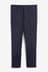Blue Stripe Slim Fit Suit: Trousers