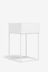 Sloane Glass 1 Drawer Bedside Table