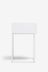 Sloane Glass 1 Drawer Bedside Table