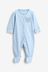 Blue Bear Baby 3 Pack Sleepsuits (0mths-2yrs)