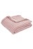 Catherine Lansfield Pink Chunky Knit Throw