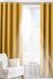 Riva Home Ochre Yellow Twilight Thermal Blackout Eyelet Curtains