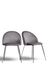 Set of 2 Iva Dining Chairs With Chrome Legs
