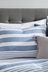 DKNY Navy Blue Comfy Stripe Super Soft Housewife Pillowcase
