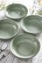 Sage Green Logan Reactive Glaze Set of 4 Pasta Bowls