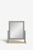 Dove Grey Malvern Paint Effect Rectangular Dressing Table Mirror